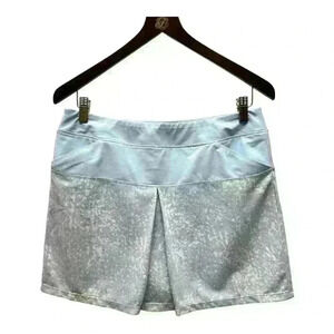 Adidas Golf  Skort Skirt Pull On Elastic Waist Pockets Stretch Blue